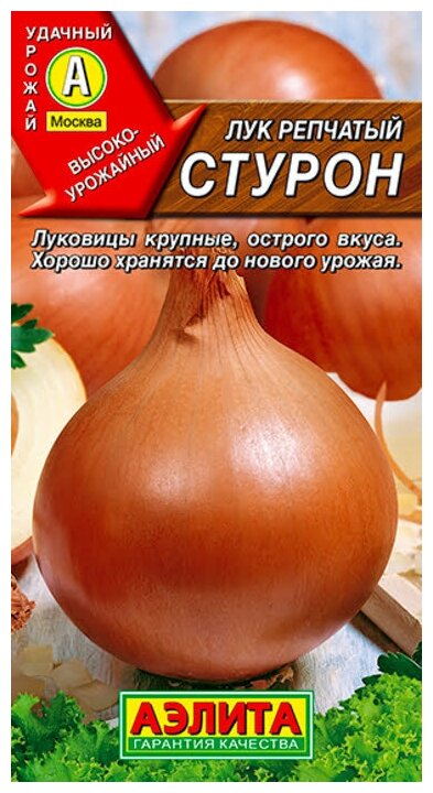 Семена Лук репчатый Стурон 0.5г Поздние (Аэлита)