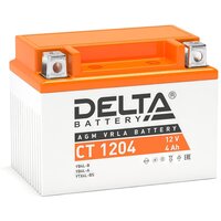 Мото аккумулятор Delta CT 1204 AGM 12V (YB4L-A, YB4L-B, YTX4L-BS)