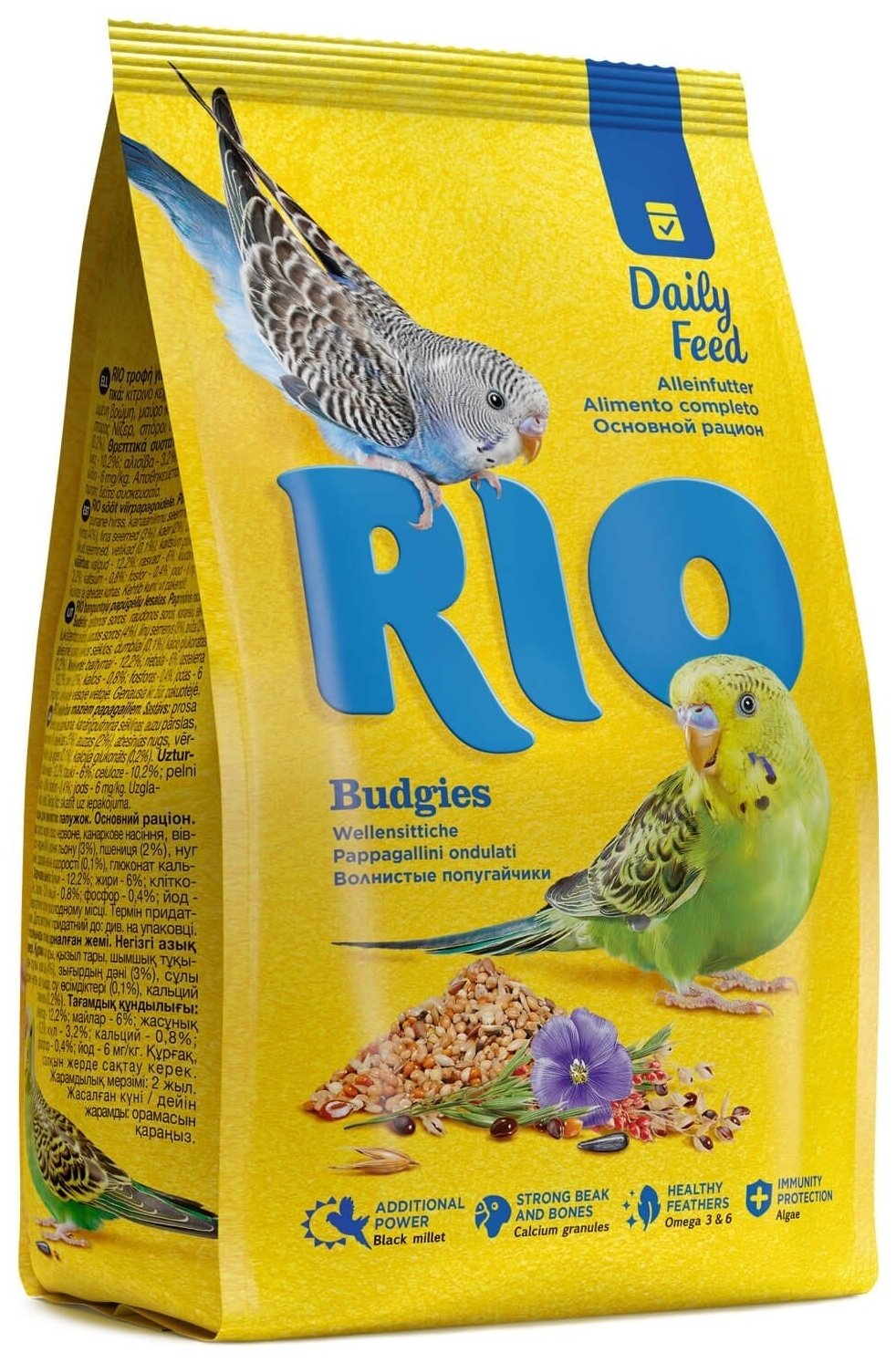 RIO BUDGIES – Рио корм для волнистых попугаев (1 кг)