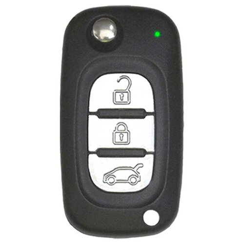 Выкидной ключ зажигания с чипом для Лада (ВАЗ) Калина Приора Гранта Датсун Нива в стиле Рено