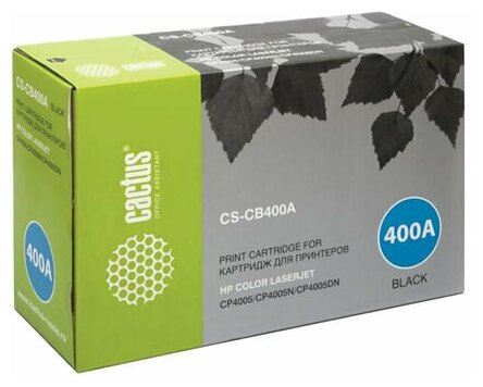 Картридж лазерный Cactus Cs-cb400ar Cb400a черный (7500стр.) для HP CLJ CP4005 Cs-cb400ar