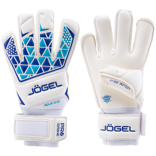 Перчатки вратарские Jögel NIGMA Pro Edition-NG Roll Negative, белый, р-р 6 перчатки вратарские adidas tiro gl pro gi6380 р р 7 белый