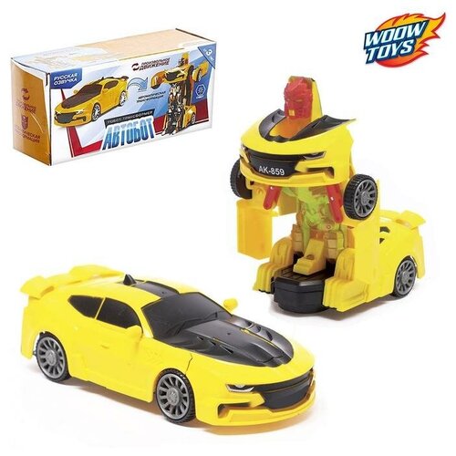 Робот-игрушка «Автобот», трансформируется, световые эффекты, русская озвучка, работает от батареек