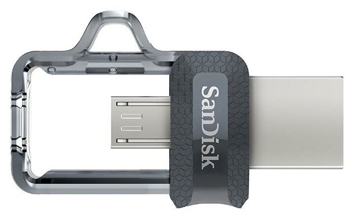Флешка SanDisk Ultra Dual Drive m3.0 16 ГБ, 1 шт., серый - фотография № 14