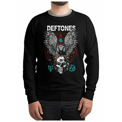 Свитшот DreamShirts с принтом Deftones Мужской Черный 56