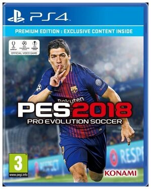 Pro Evolution Soccer 2018 (PES 2018) Premium Edition Русская Версия (PS4)