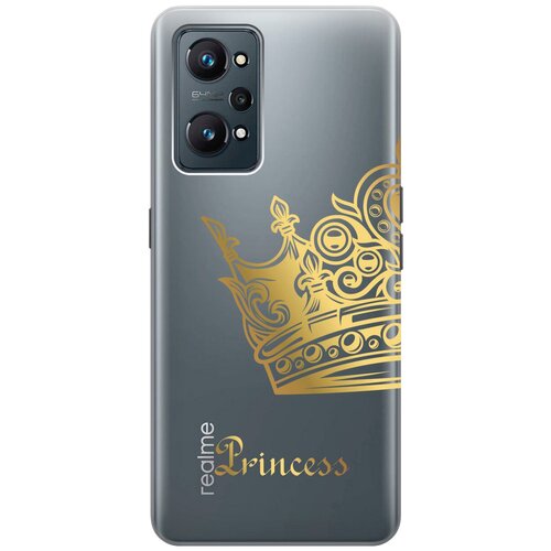 Силиконовый чехол с принтом True Princess для Realme GT Neo 2 / Рилми ГТ Нео 2 матовый soft touch силиконовый чехол на realme gt neo 2 рилми гт нео 2 с 3d принтом cheshire cat черный