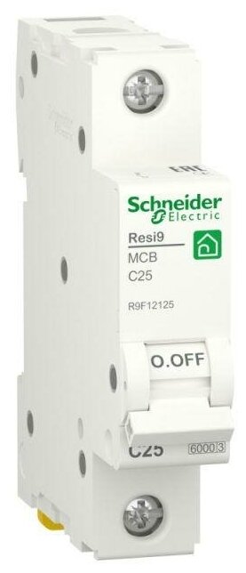 R9F12125 Автоматический выключатель Schneider Electric Resi9 25А 1п 6кА C