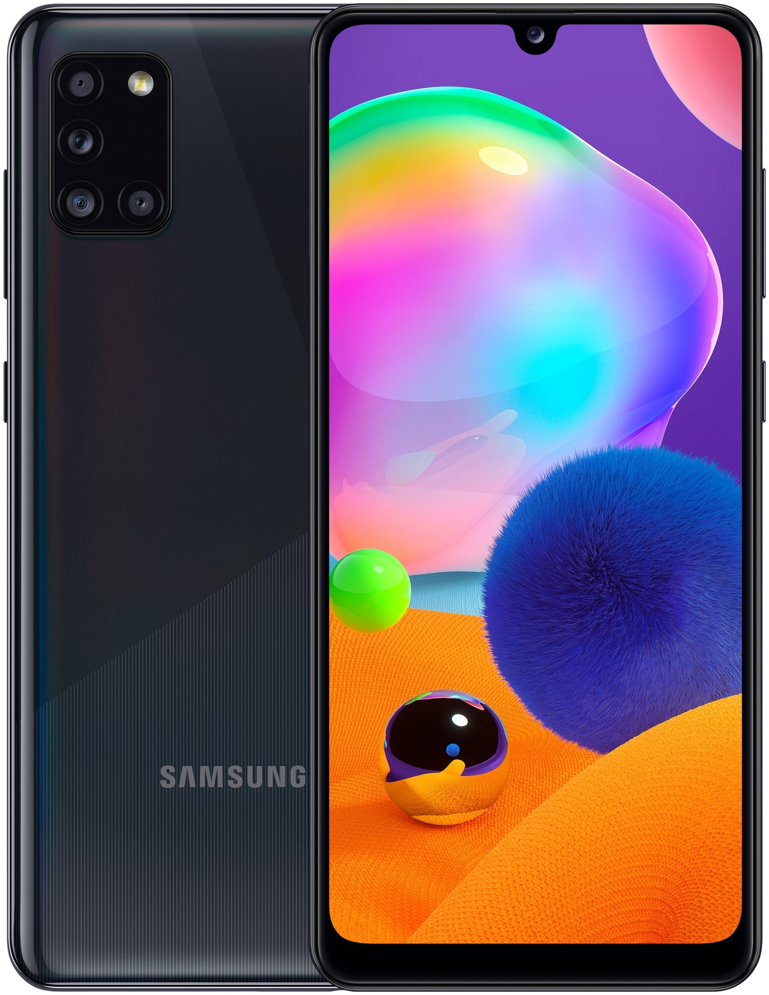 Смартфон Samsung Galaxy A31 4/64 ГБ, Dual nano SIM, черный