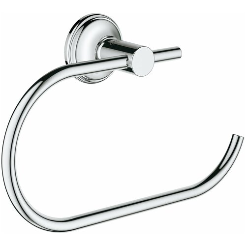 Держатель для туалетной бумаги GROHE Essentials Authentic, без крышки, хром (40657001)