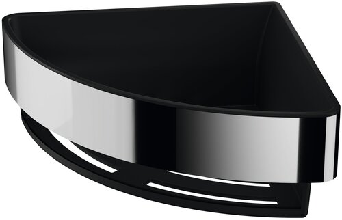 Угловая корзинка-полочка Inda Basket со съемной вставкой, хром/черный (AV231AAL08)