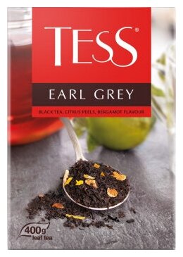 Tess Earl Grey чай черный листовой 400 г - фотография № 8