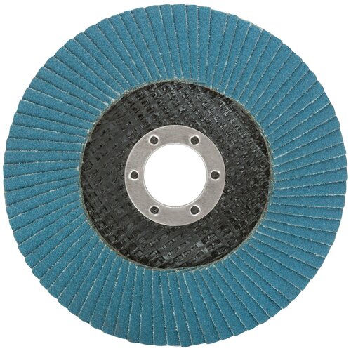 Круг лепестковый торцевой циркониевый плоский, 125 мм P 100 FIT 39975