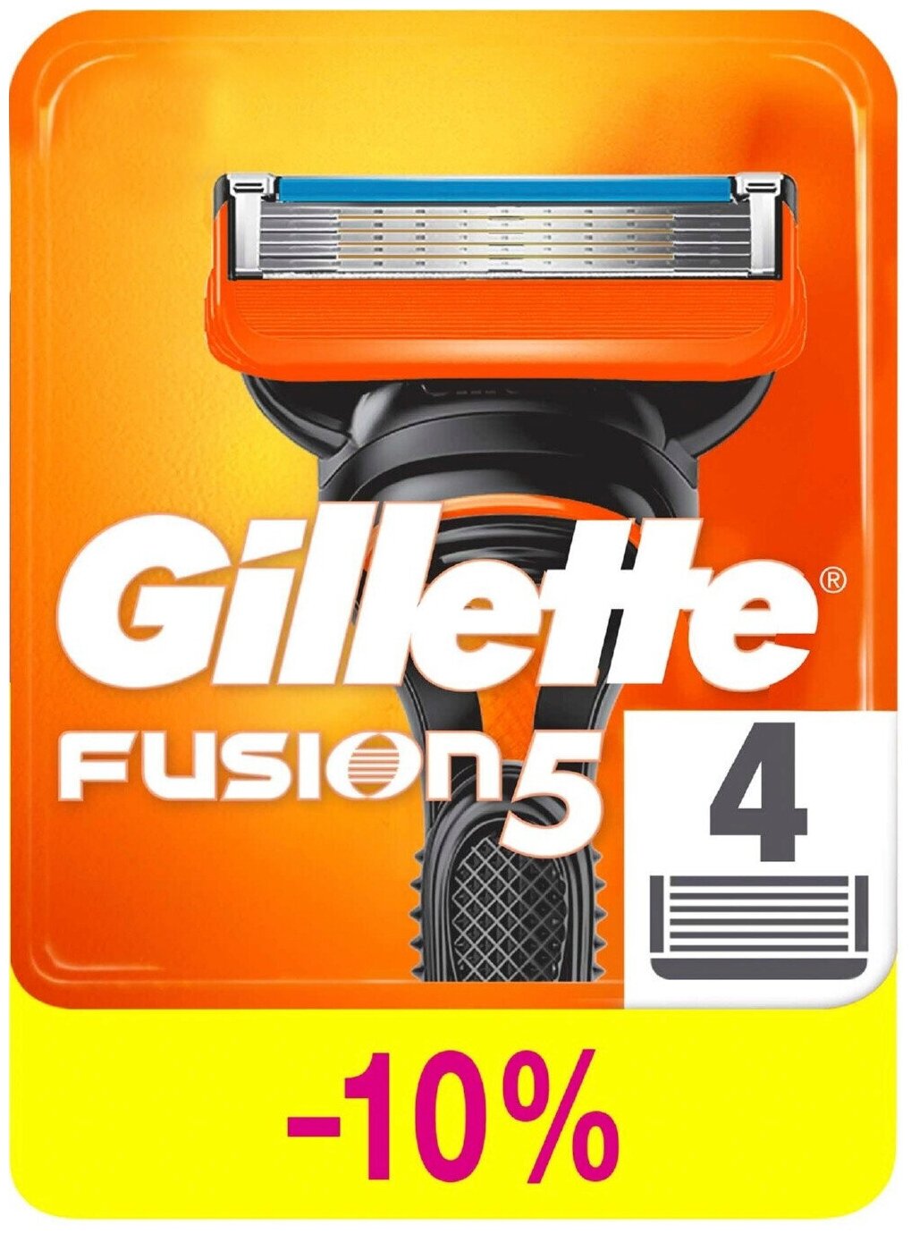 Gillette Сменные кассеты Fusion5 Power, 4 шт.