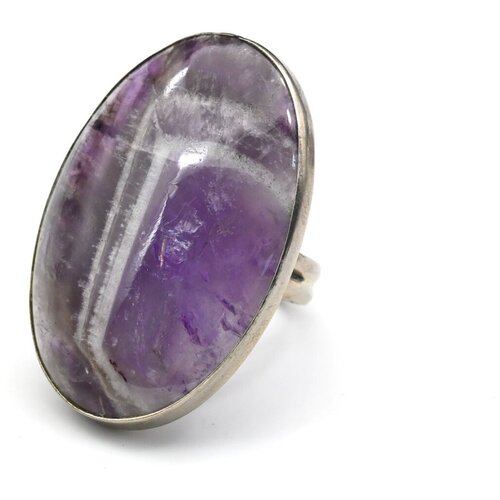 Кольцо Радуга Камня, аметист, размер 18, фиолетовый