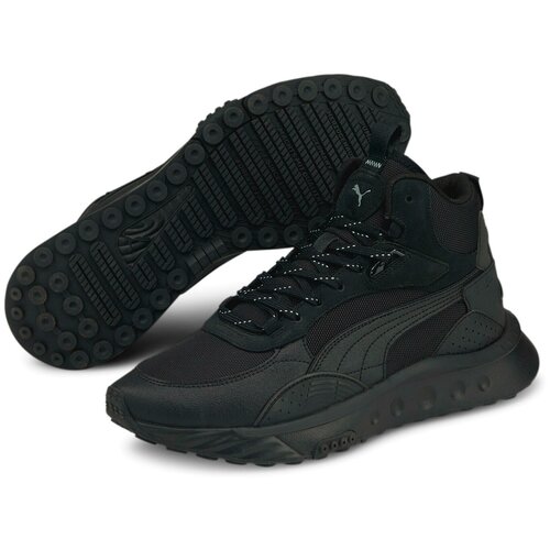 Кроссовки PUMA, размер 5, черный puma wild rider mid