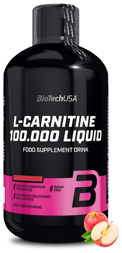 BioTech USA L-Carnitine 100000 500 мл Яблоко