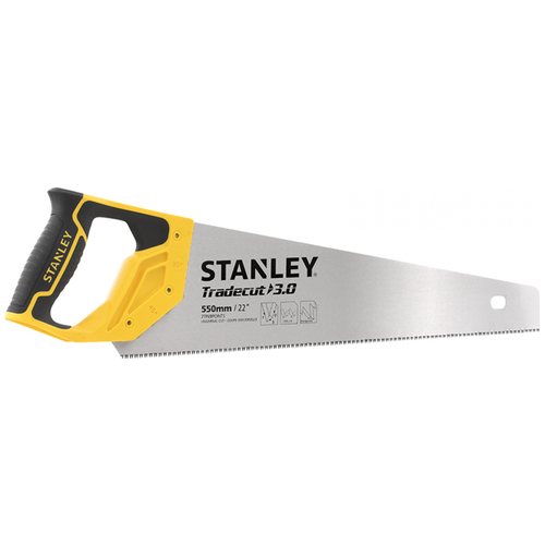 stanley ножовка по дереву stanley tradecut 11 450мм stht20355 1 Ножовка по дереву Tradecut с закаленным зубом STANLEY STHT1-20352, 7 х 550мм