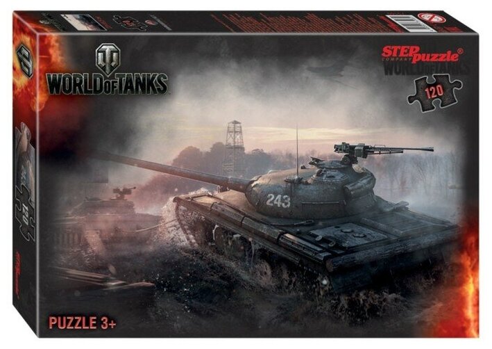 Пазл World of Tanks, 120 элементов, микс