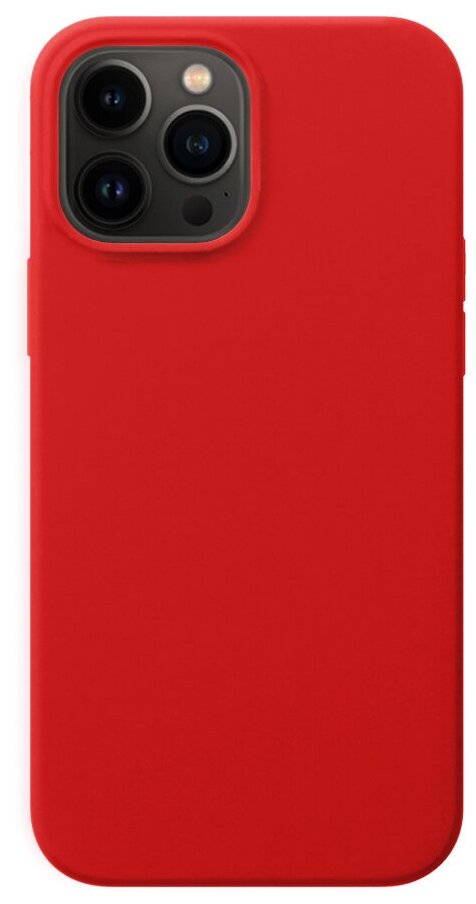 Чехол Liquid Silicone Pro для Apple iPhone 13 Pro, красный, Deppa 88103