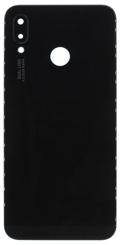 Задняя крышка для Huawei P20 Lite (черная) (premium)