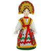 Кукла сувенирная Девушка в русском костюме. - изображение