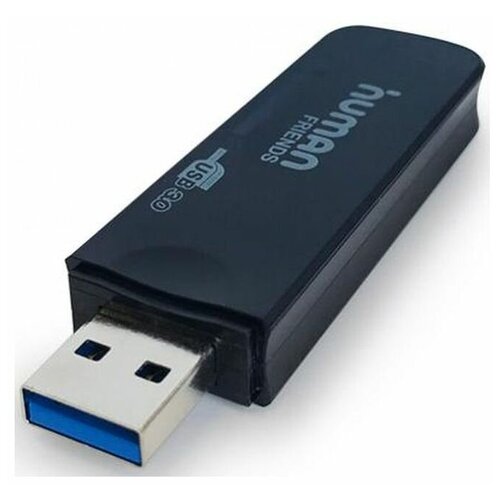 Картридер CBR Human Friends Speed Rate Rex, USB 3.0, черный цвет, поддержка карт: T-flash, Micro SD, SD, SDHC