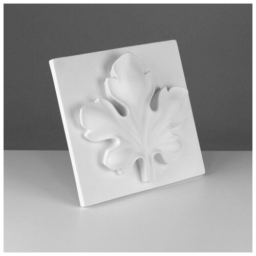 Гипсовая фигура орнамент лист винограда, 30 х 30,6 х 60 см