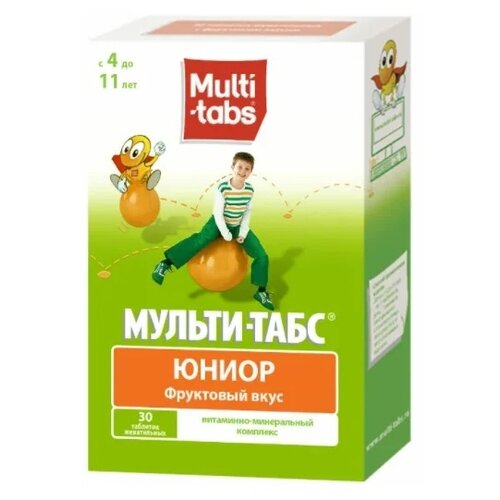 Мульти-табс Юниор таб. жев., 30 шт.