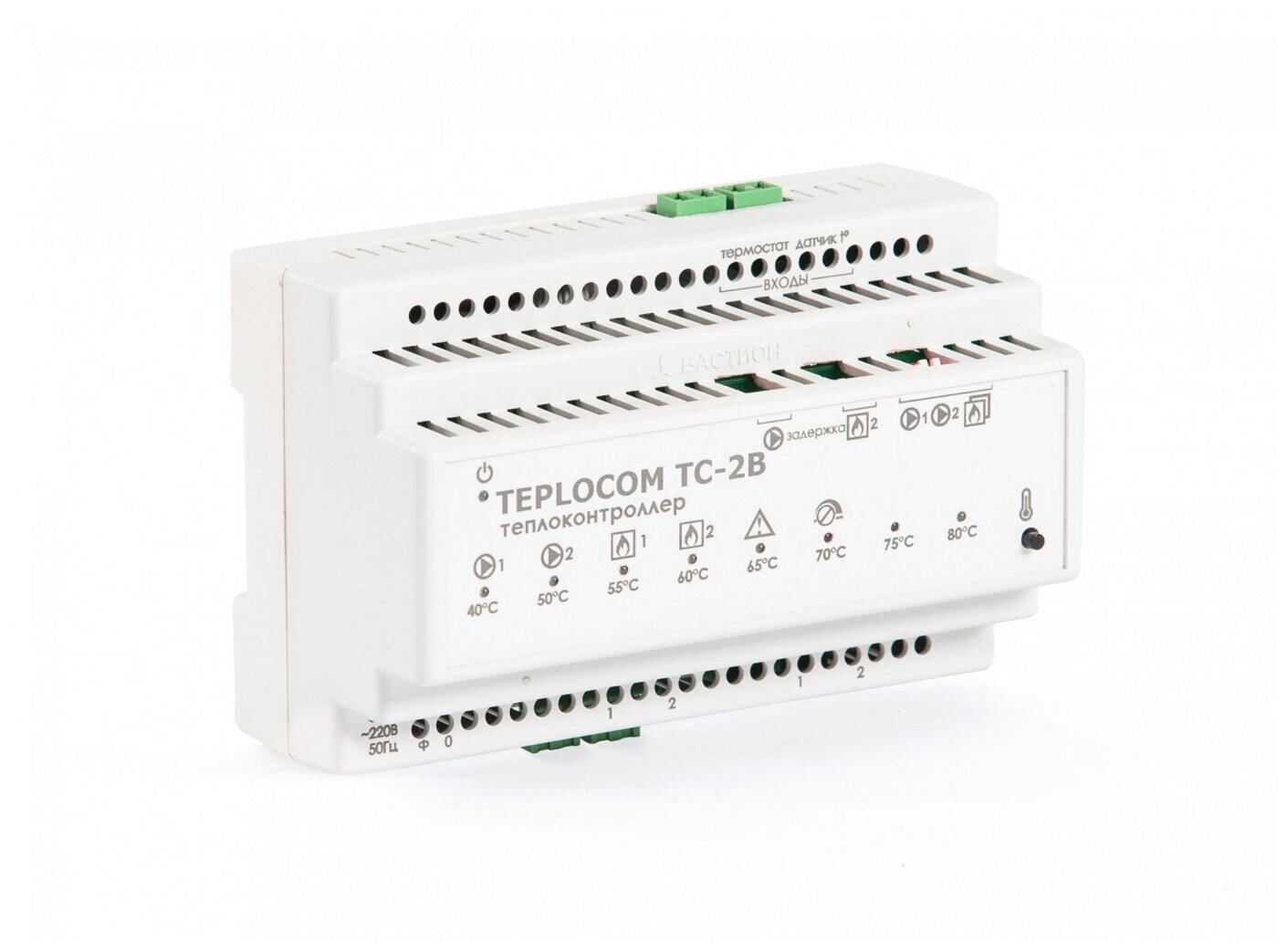 Теплоконтроллер для каскада котлов TEPLOCOM Каскад TC-2B - фотография № 1