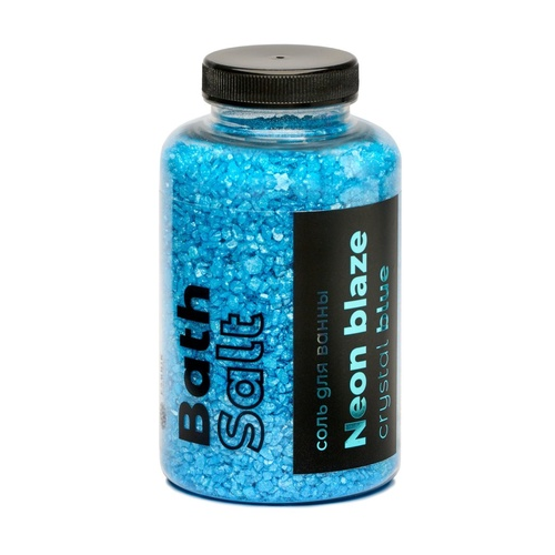 Fabrik cosmetology Соль для ванны NEON BLAZE Crystal blue, 500 г, 11.7 мл