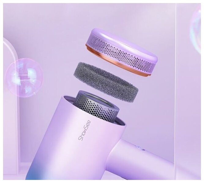 Фен для волос Xiaomi Mijia SHOWSEE A8-V(Violet) - фотография № 3