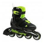 Детские ролики Rollerblade Microblade - 2022 Black/Green - изображение