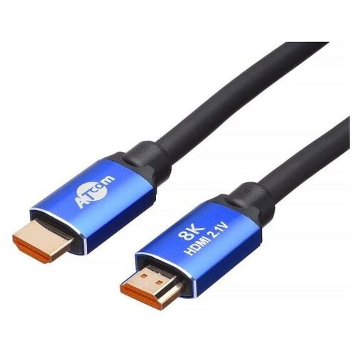 Кабель HDMI 5м Atcom AT8886 круглый черный кабель hdmi hdmi 5м atcom at7393