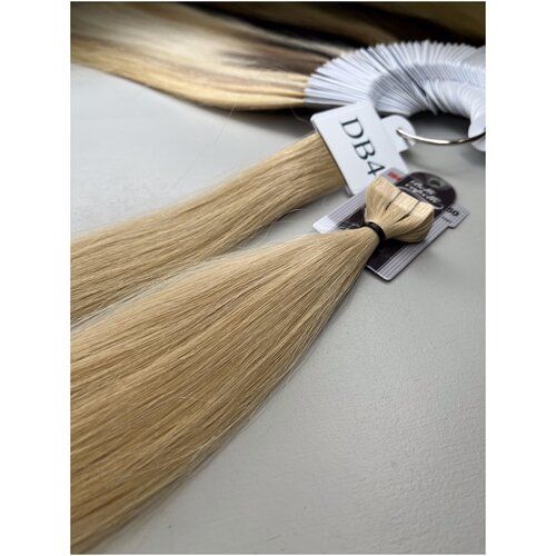 Волосы славянские на ленте 2,8см Belli Capelli оттенок DB4 50см (20 лент)