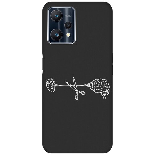 Матовый Soft Touch силиконовый чехол на Realme 9 Pro, Рилми 9 Про с 3D принтом Cut It W черный матовый soft touch силиконовый чехол на realme 5 pro рилми 5 про с 3d принтом cut it w черный