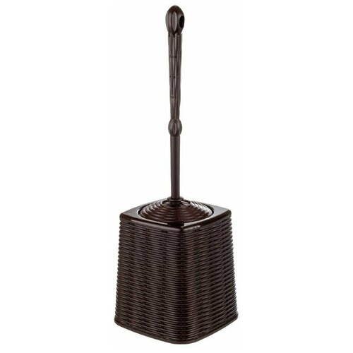 Ершик туалетный с подставкой ElfPlast Elegance, ерш с подставкой, ершик для унитаза, ершик для туалета, туалетный ершик, коричневый