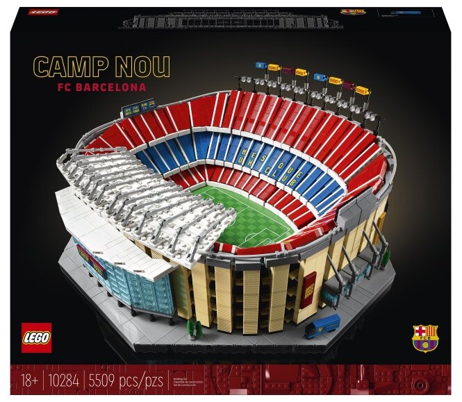 Конструктор LEGO Creator 10284 Камп Ноу – ФК Барселона, 5509 дет.