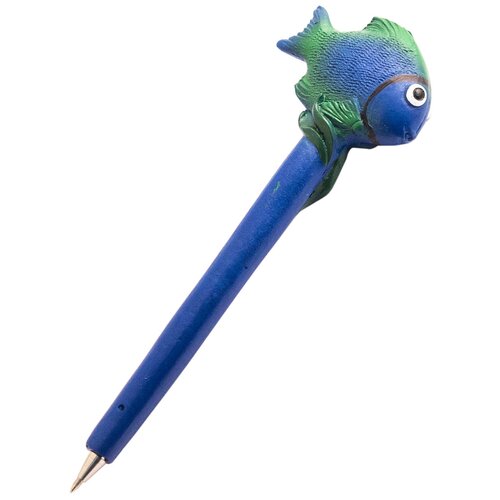Ручка объемная Рыба (N 2) шариковая, синяя
