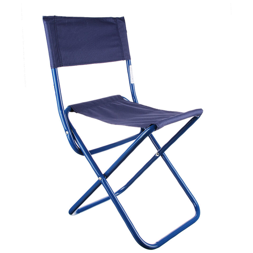 Стул складной Следопыт (PF-FOR-S25) синий, со спинкой стул туристический следопыт