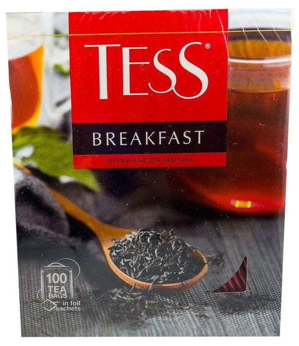 Чай Tess Breakfast черный 100*1,8г - фотография № 7