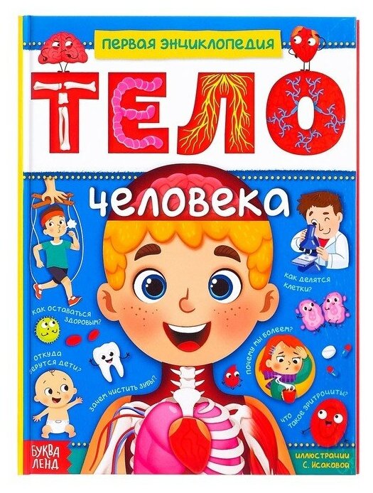 Энциклопедия в твёрдом переплёте «Тело человека», 48 стр.