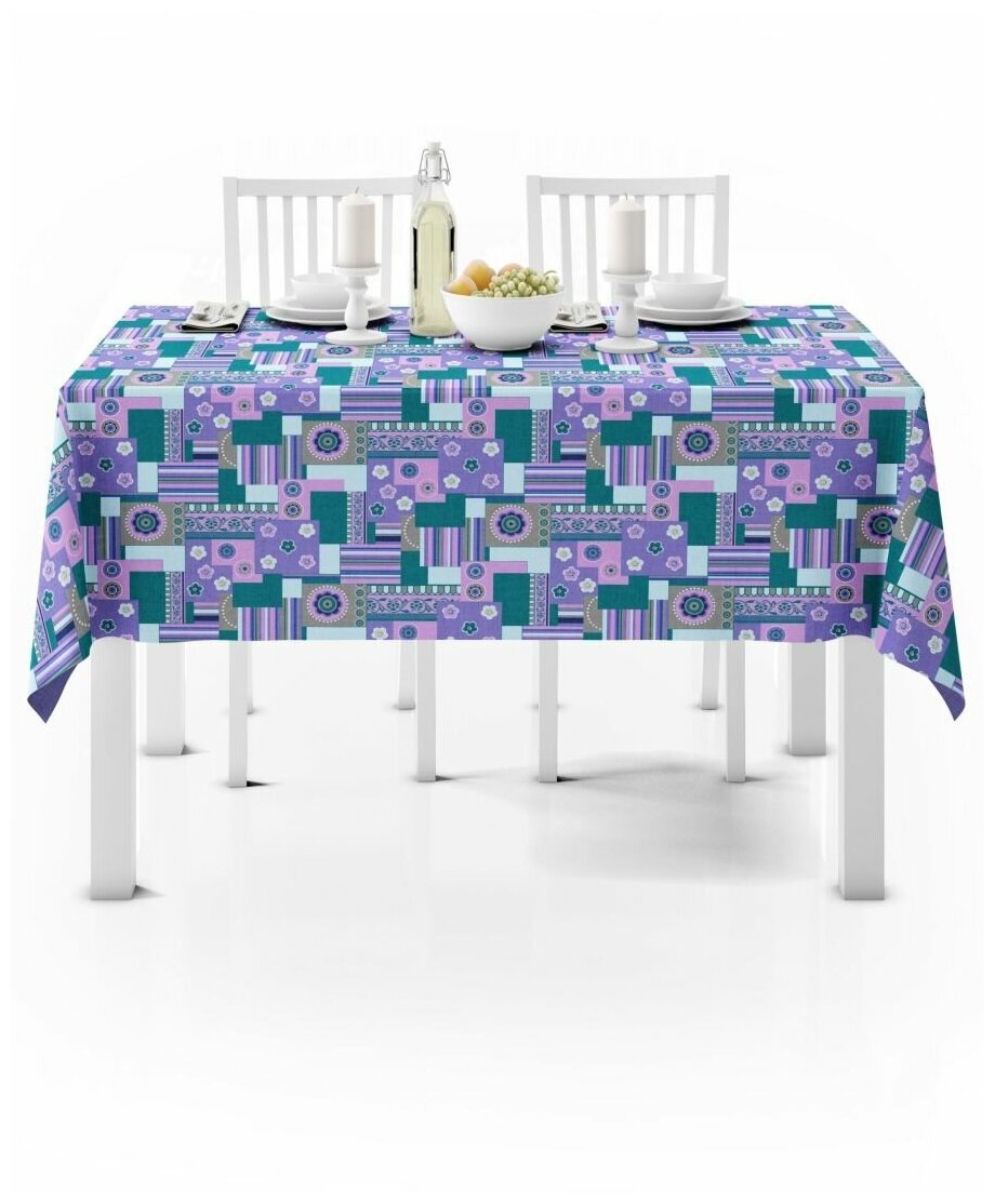 Набор столового белья "Мари Санна"; Орнамент сирень; размер 150 х 200