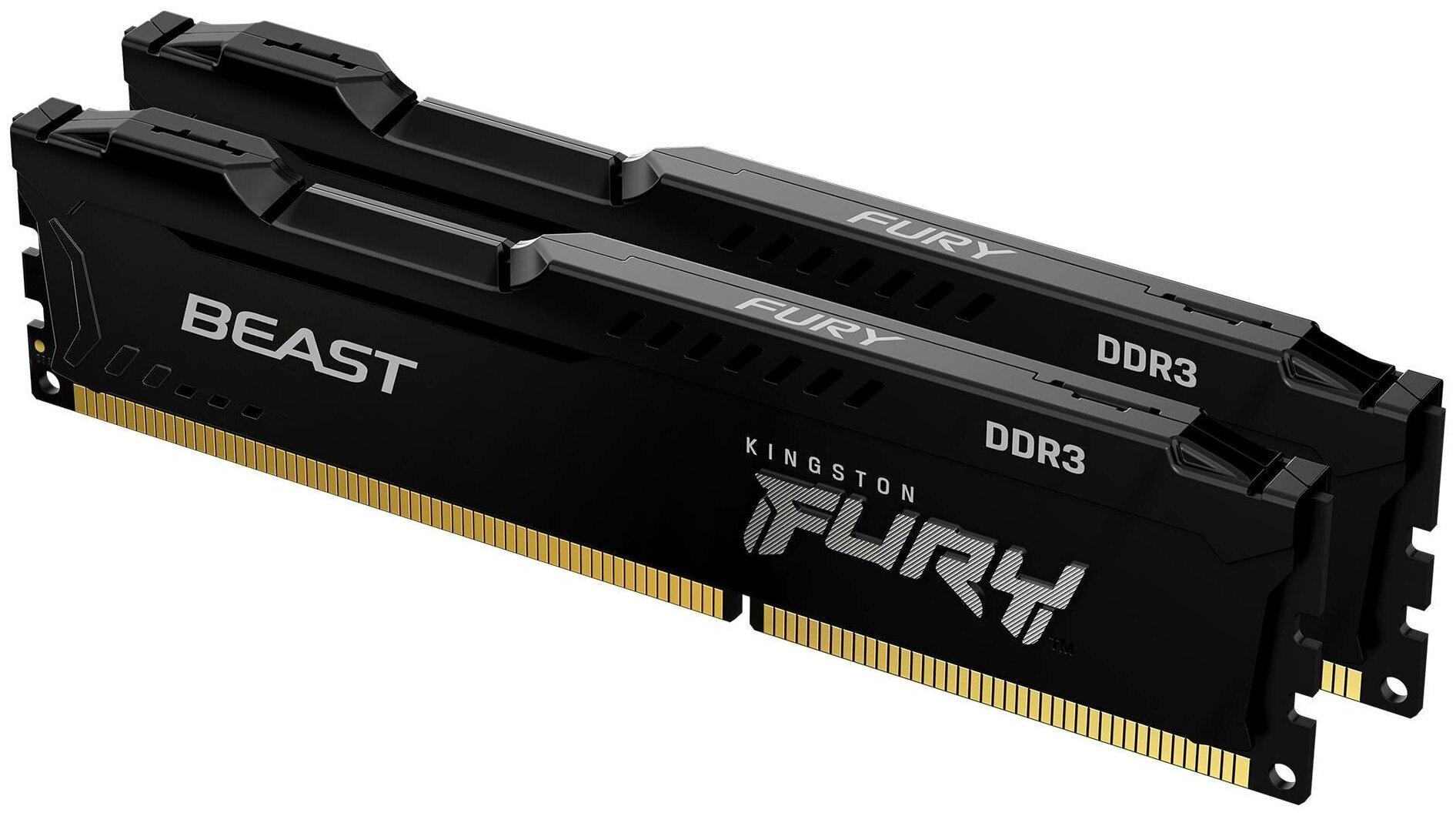 Оперативная память KINGSTON FURY Beast Black DIMM 16GB (2x8GB) 1600 MHz DDR3 (KF316C10BBK2/16)