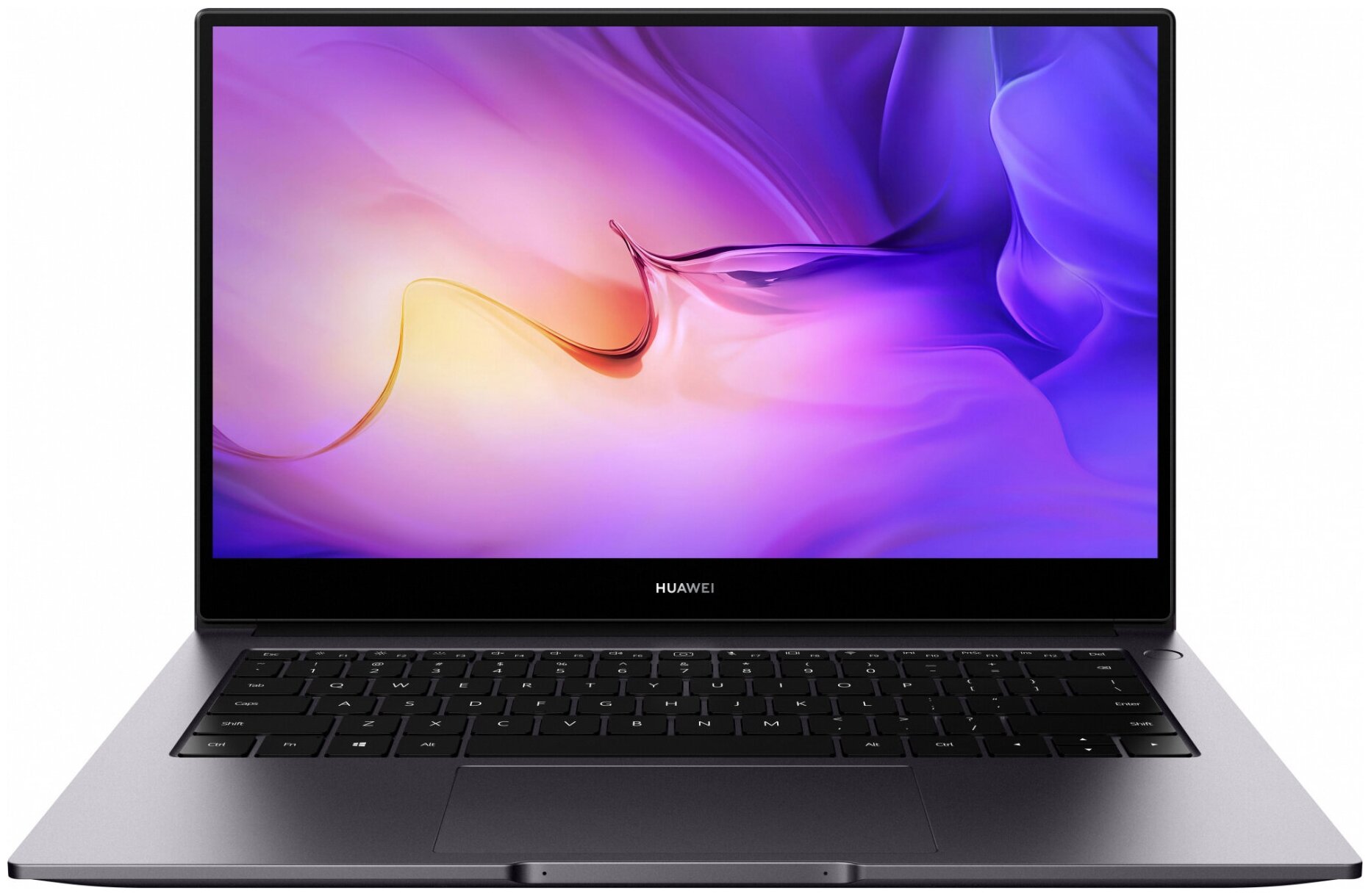 HUAWEI Ноутбук Huawei MateBook D 14 Core i5 1135G7 8Gb SSD512Gb Intel Iris Xe graphics 14 IPS FHD 1920x1080 Windows 11 Home grey WiFi BT Cam 53012TLK
