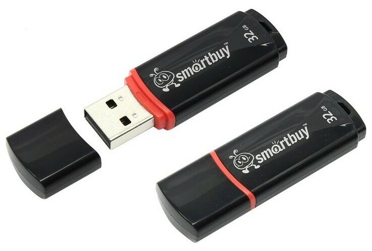Smart buy Носитель информации Smartbuy USB Drive 32Gb Crown Black SB32GBCRW-K