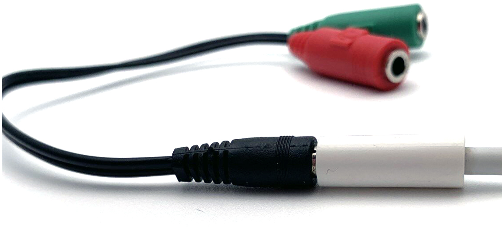 Переходник-разветвитель для наушников с микрофоном Jack 35 mm Masak / кабель для гарнитуры / аудио переходник