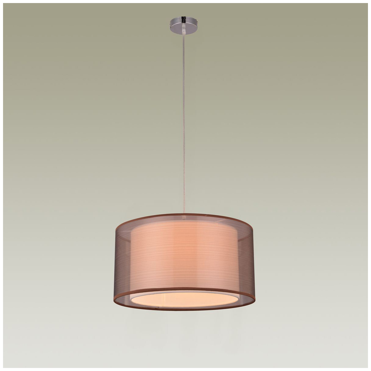 Светильник Moderli V2733-1P, E27, 60 Вт, кол-во ламп: 1 шт., цвет: хром/коричневый