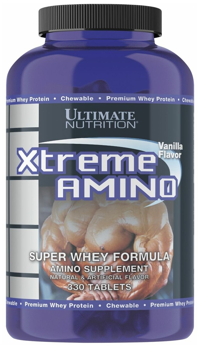 Ultimate Nutrition Amino XTREME AMINO ссо вкусом Ваниль 330 капсул