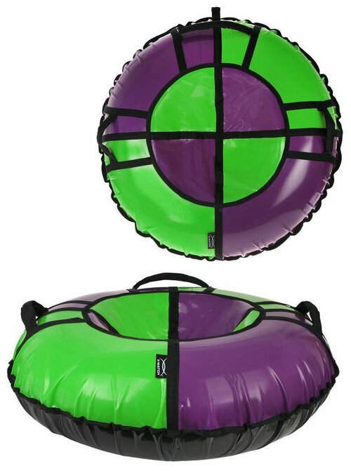 Тюбинг X-Match Sport фиолетовый-зеленый 90см